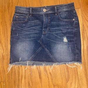 Express Denim Skirt